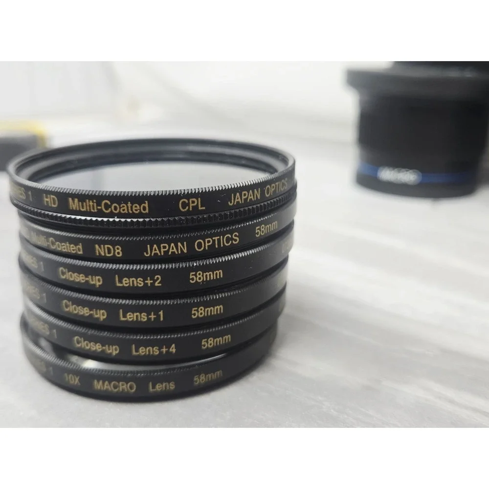 Vivitar Series 1 58mm Filter Kit UV CPL FLD + Close-Up Macro Set +1‎ +2 +4 +10